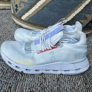 On Running Cloudnova White Glacier Sneakers 8.5